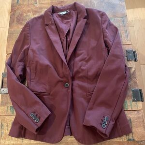 Old Navy Women's Burgundy Blazer